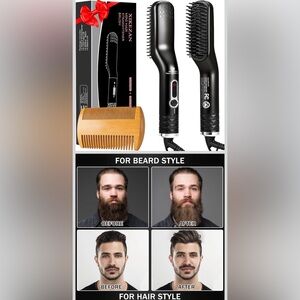 Black Beard Straightener